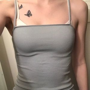 Light blue body suit